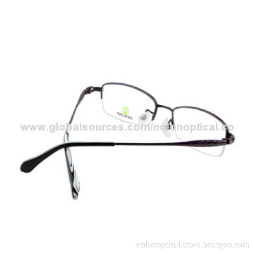 2014 hot sale titanium women eye glass frames, logo can be printed